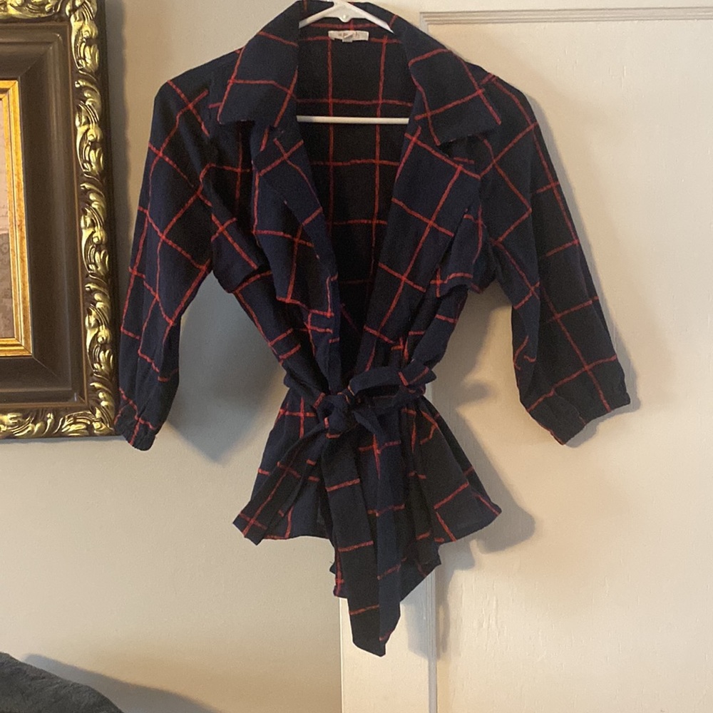 Forever 21 belted wrap top